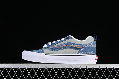 Vans Classics Knu Skool White/Blue/Green 17