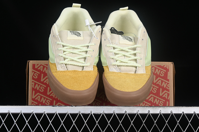 Vans Classics Knu Skool Grey/Yellow/Green 7