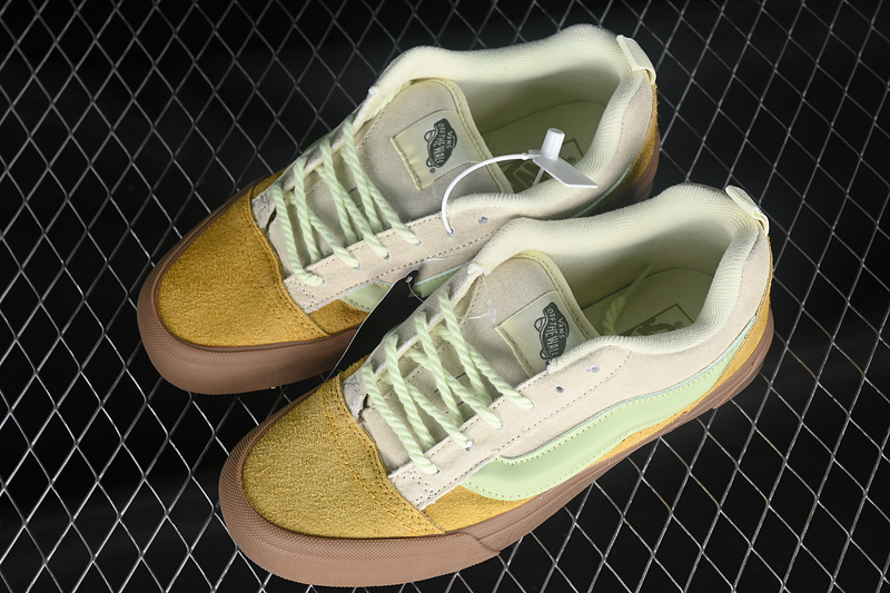 Vans Classics Knu Skool Grey/Yellow/Green 13