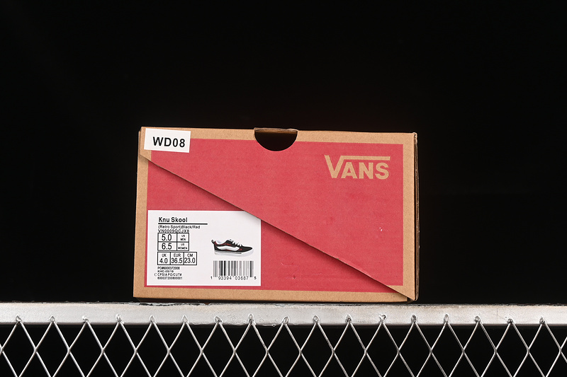 Vans Classics Knu Skool White/Black/Red 25