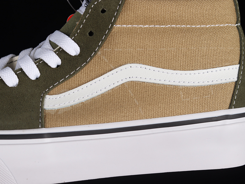 Jjjjound X Sk8-Mid Vault Lx Green/Light Brown/White 23