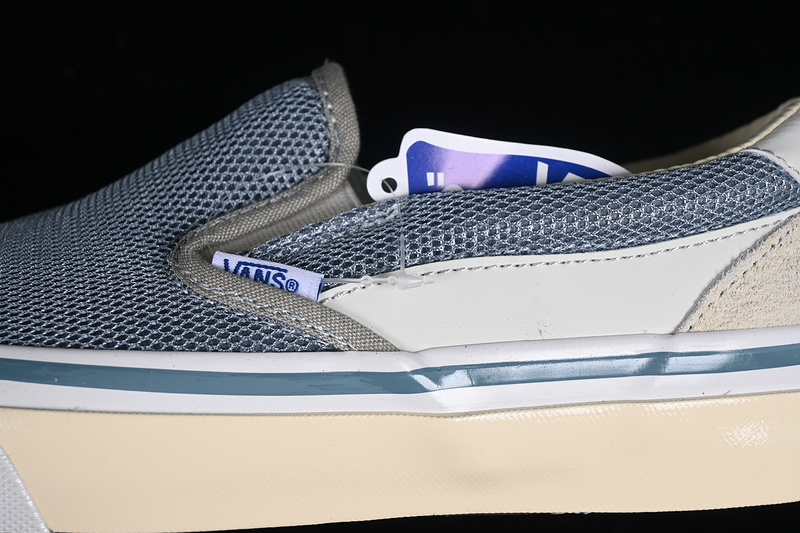 Vans Tdc Tokyo Design Collective Old Skool Slip-On Premium White/Grey/Blue 9