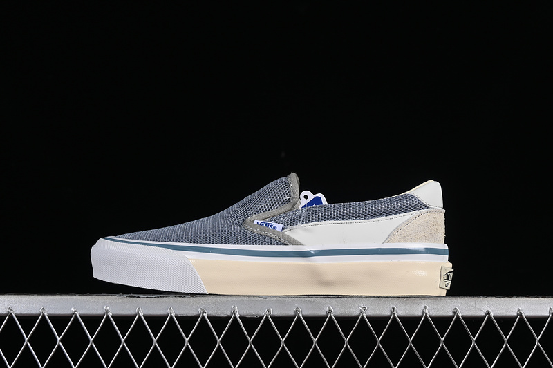 Vans Tdc Tokyo Design Collective Old Skool Slip-On Premium White/Grey/Blue 23