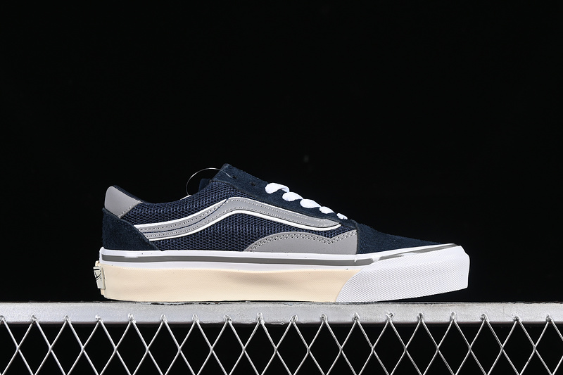 Vans Tdc Tokyo Design Collective Old Skool Slip-On Premium Yellow/Grey/Blue 23