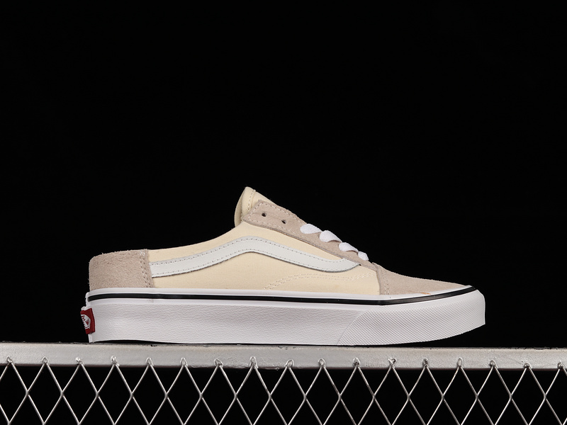 Old Skool Mule Classic White/True White 27