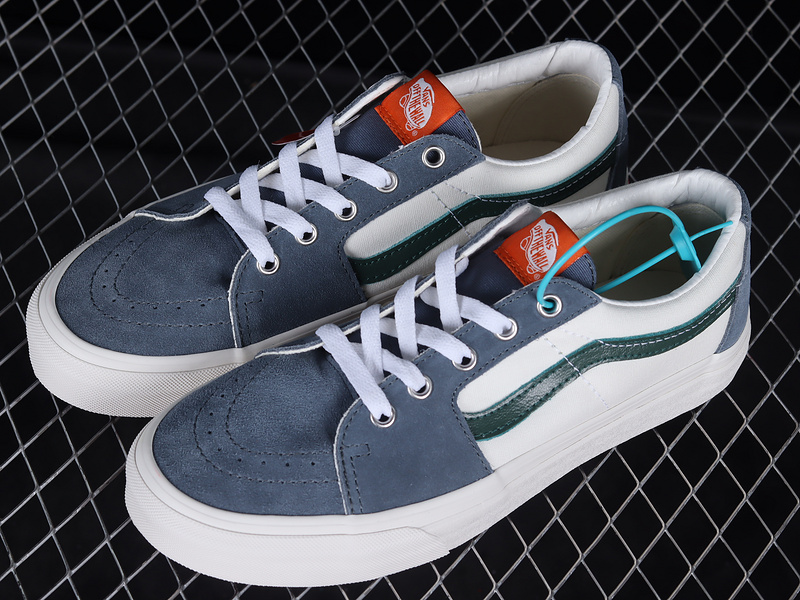 Sk8 Low Low Dark Blue/Green/White 27