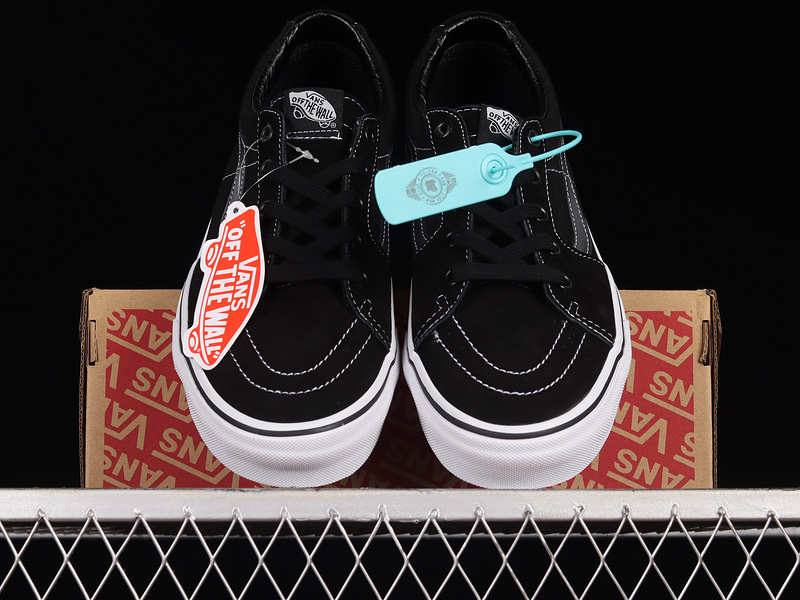 Sk8-Low Shoes Black/Black/White 17