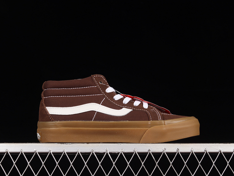 Sk8 Mid Reissue Dark Brown/Dark Brown/White 21