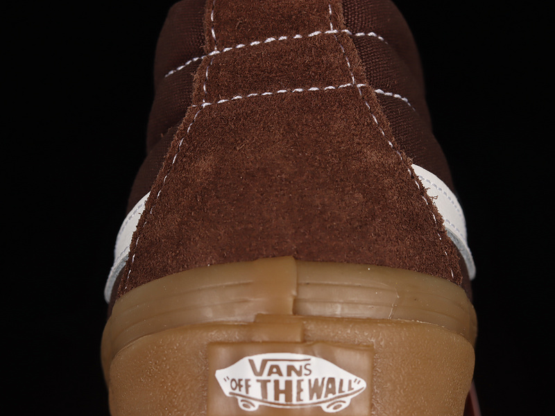 Sk8 Mid Reissue Dark Brown/Dark Brown/White 23