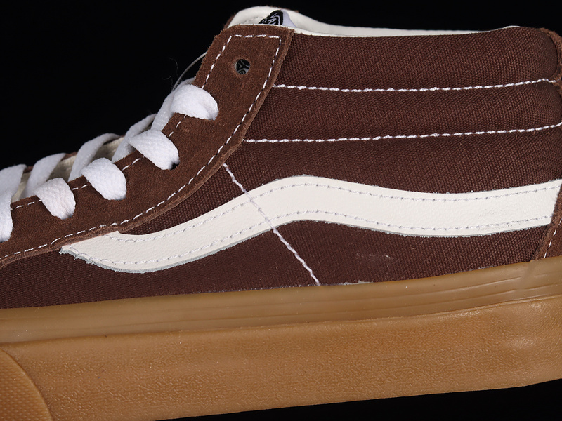 Sk8 Mid Reissue Dark Brown/Dark Brown/White 27