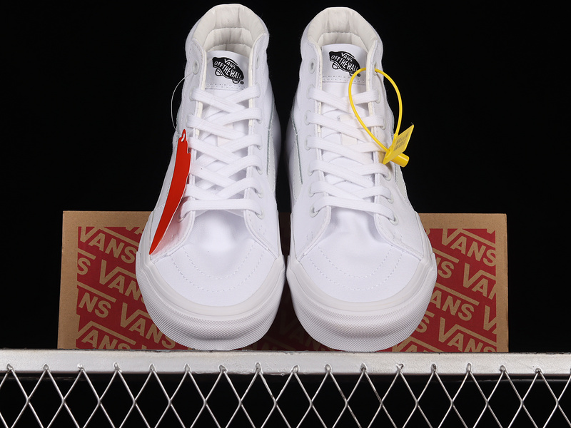 Sk8-High True White/True White/Black 7