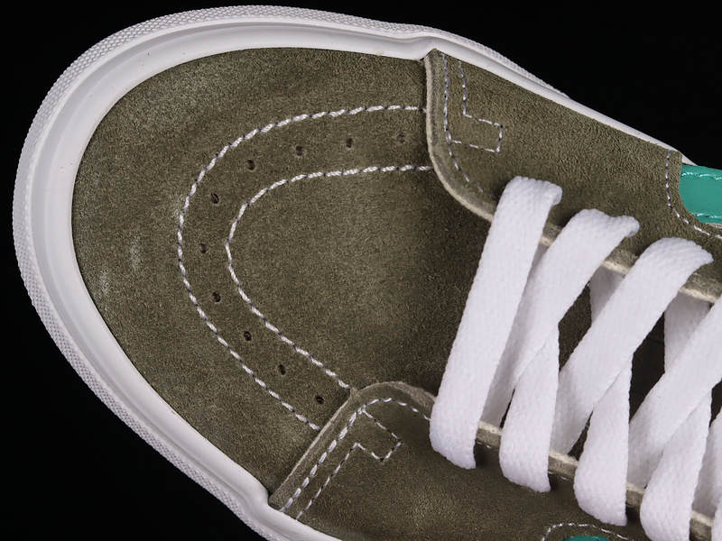 Sk8 Mid Reissue Deep Lichen Green/White 13