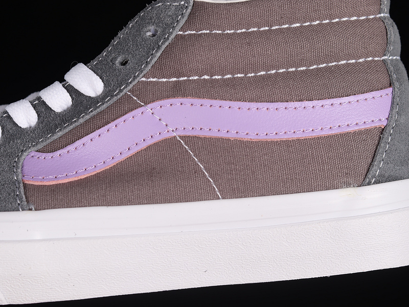 Sk8 Mid Reissue Shoes Grey/Purple/White 7