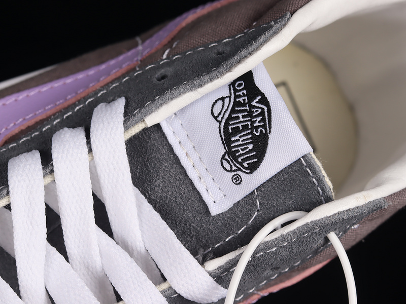 Sk8 Mid Reissue Shoes Grey/Purple/White 27