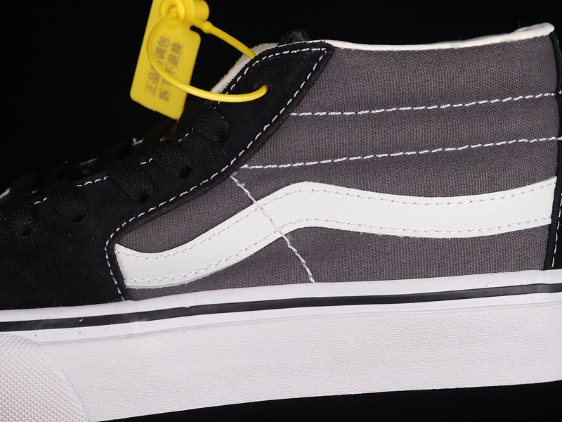 Sk8 Mid Reissue Black/White/Grey 7