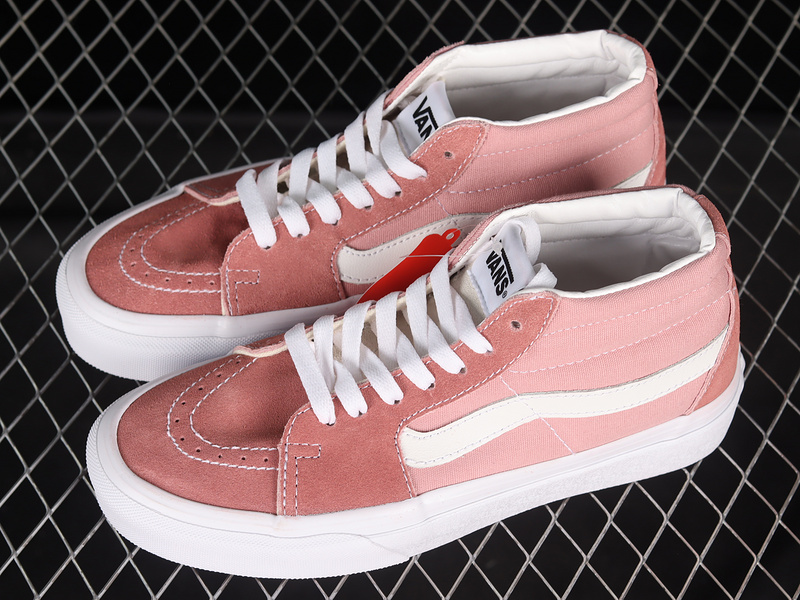 Sk8 Mid Pink/Red/White 17