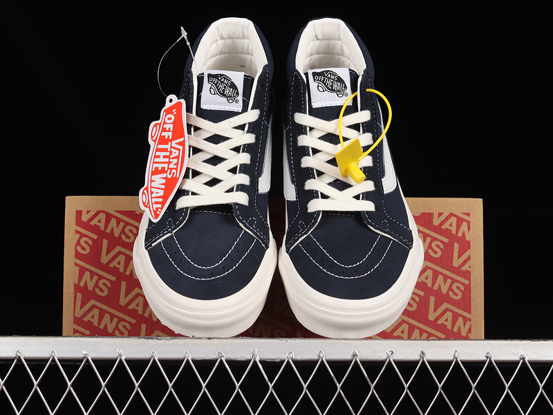 Sk8-Mid Reissue Navy Blue/White/White 9