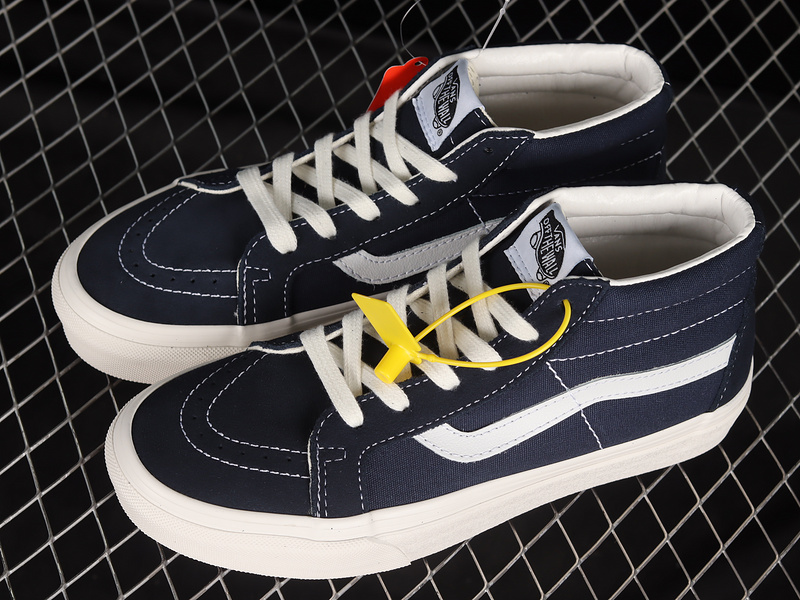 Sk8-Mid Reissue Navy Blue/White/White 13