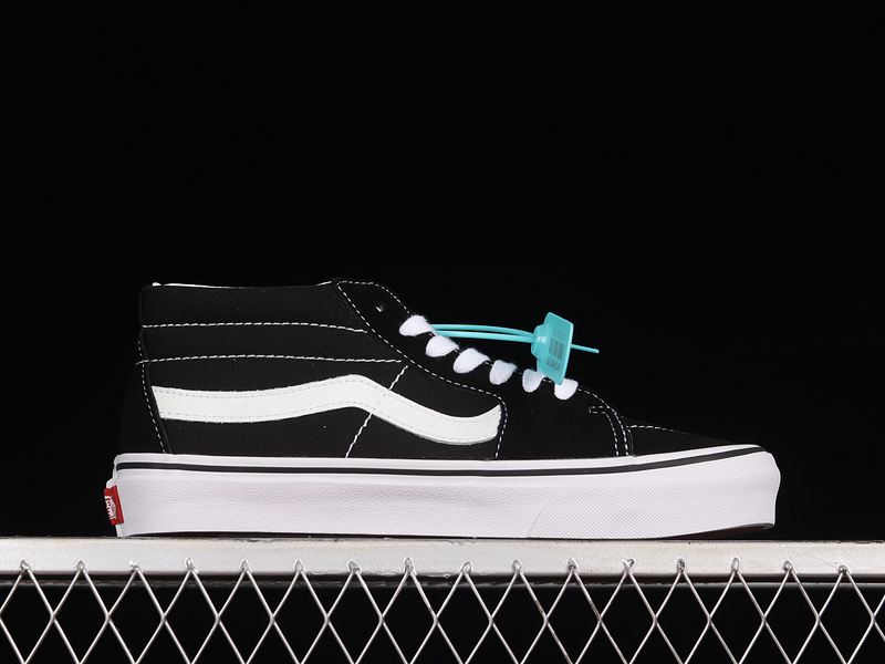 Sk-8 Mid Reissue Black/Black/White 23