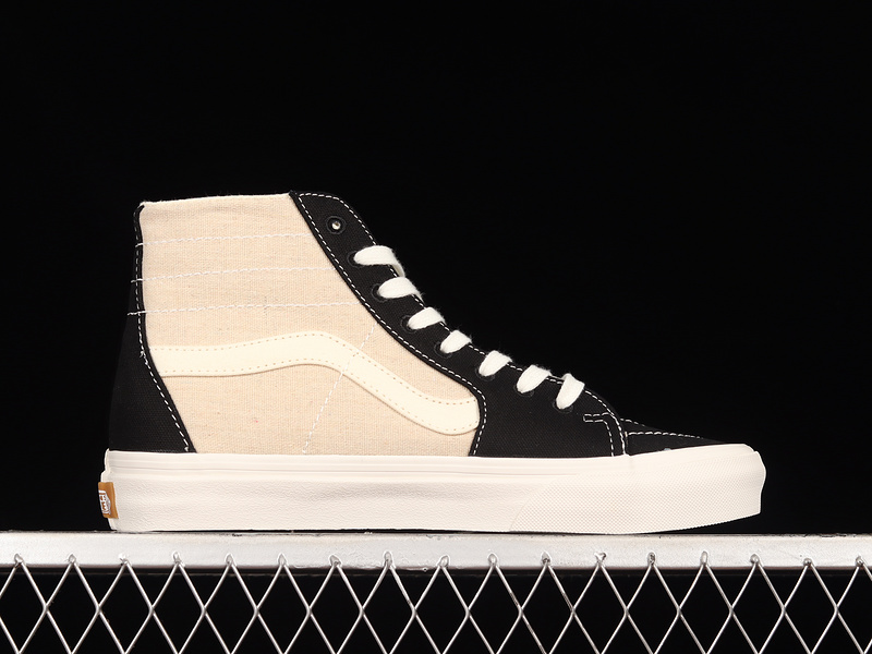 Sk8-Hi Tapered Shoes Black/Light Khaki/White 9