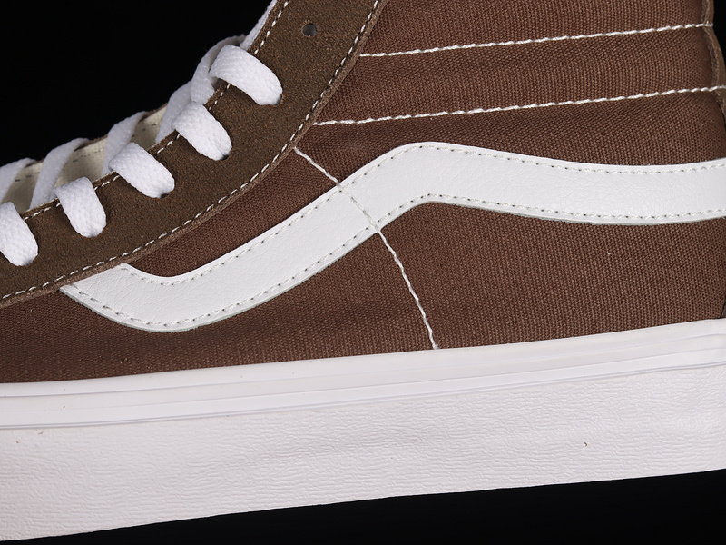 Ua Sk8-Hi Reissue Vr3 Lx Butternut Dark Brown/White/Dark Brown 3