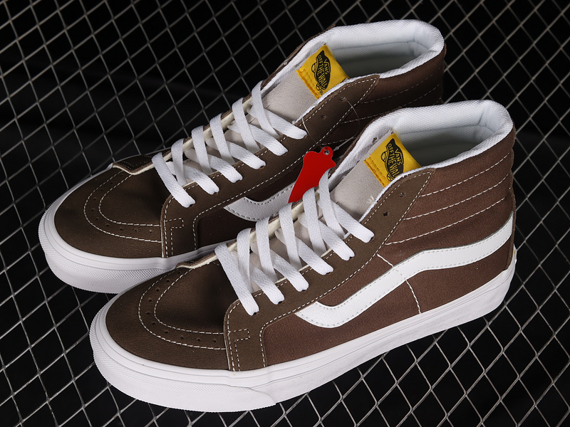 Ua Sk8-Hi Reissue Vr3 Lx Butternut Dark Brown/White/Dark Brown 7