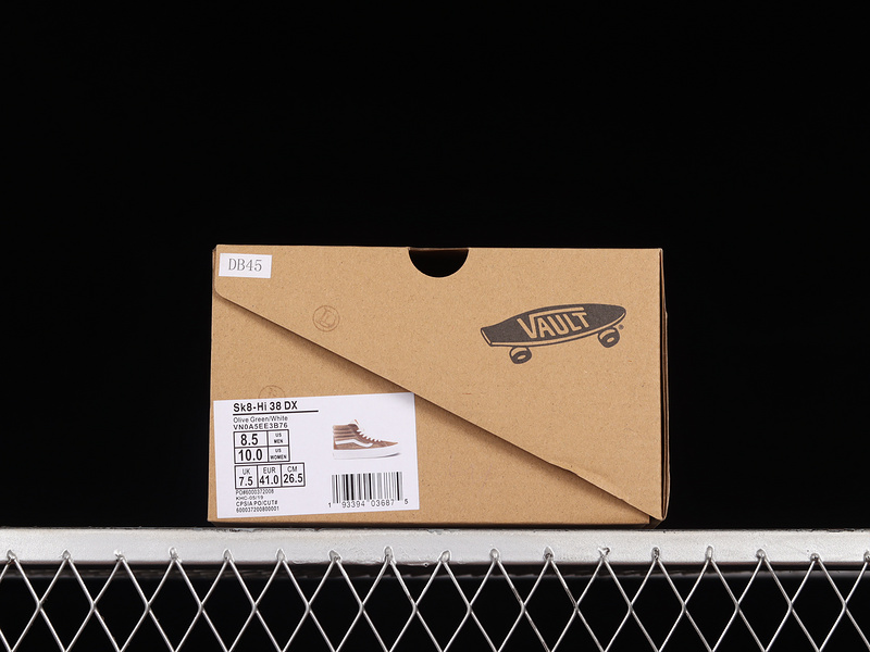 Ua Sk8-Hi Reissue Vr3 Lx Butternut Dark Brown/White/Dark Brown 13