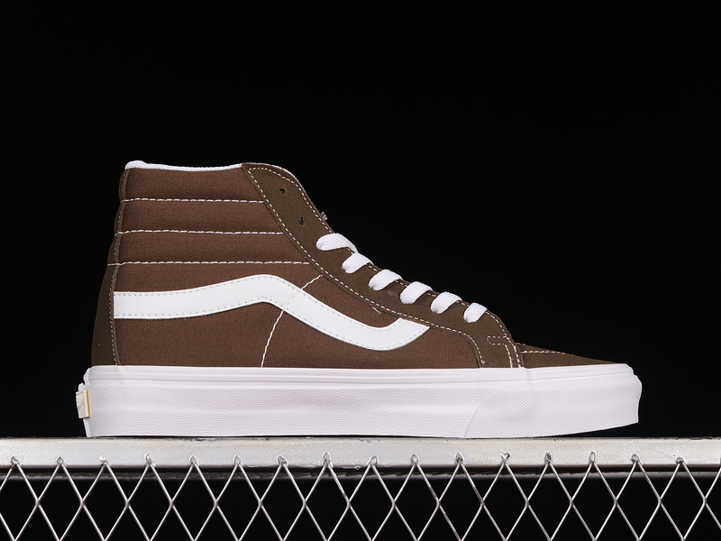 Ua Sk8-Hi Reissue Vr3 Lx Butternut Dark Brown/White/Dark Brown 17