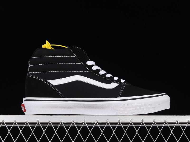 Ward Sk8-High Suede Canvas Black/Black/White 5