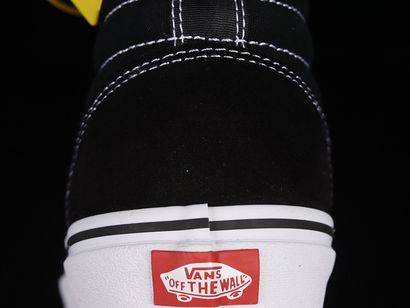 Ward Sk8-High Suede Canvas Black/Black/White 15