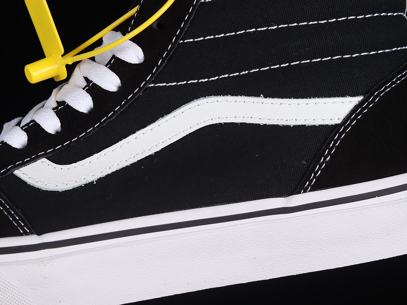 Ward Sk8-High Suede Canvas Black/Black/White 17