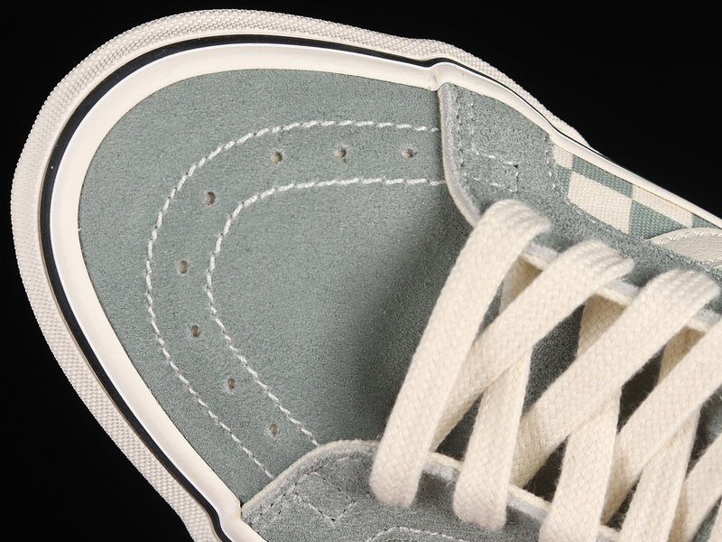 Sk8-Mid Shoes Milk Green/White/Black 19