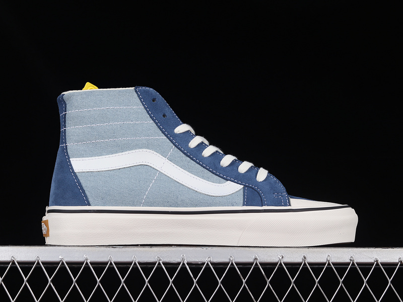 Sk8-Hi 138 Navy Blue/Light Blue/White 3