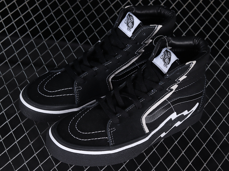 Sk8-High Bolt Black/Black/White 19