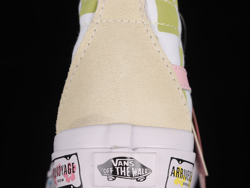 Emma Mulholland X Sk8 High Beige/Green/Pink 11