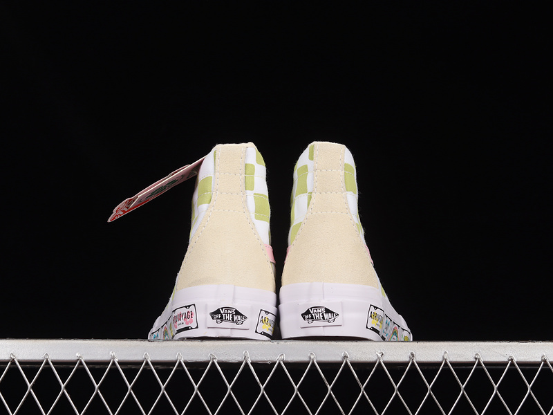 Emma Mulholland X Sk8 High Beige/Green/Pink 17