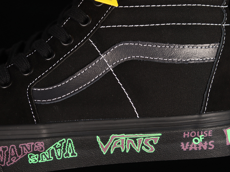 Sk8 Hi Live At Hov Blackout Black/Green/Black 11