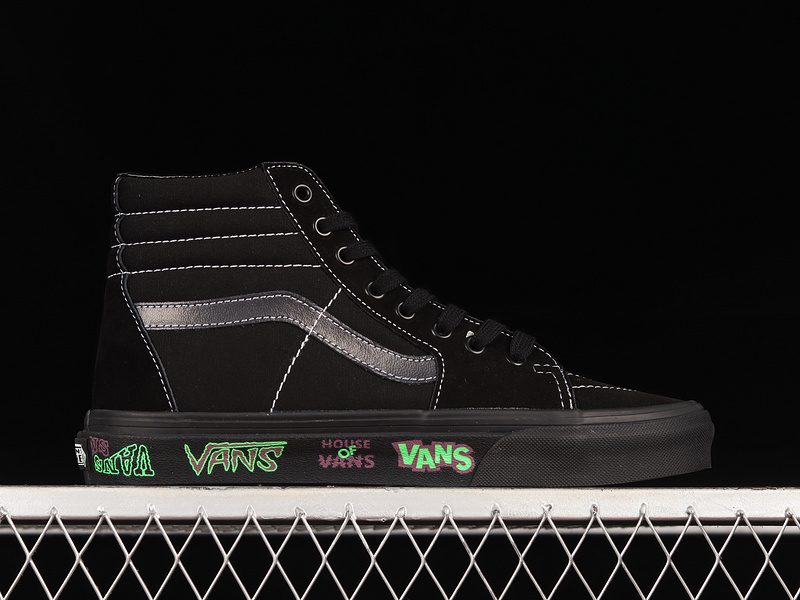 Sk8 Hi Live At Hov Blackout Black/Green/Black 25