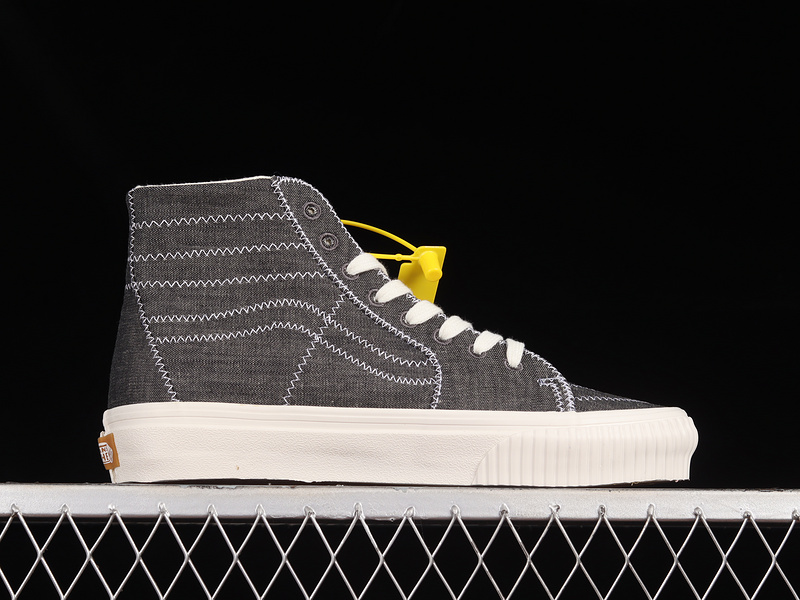 Sk8-High Shoes Grey/White/White 17