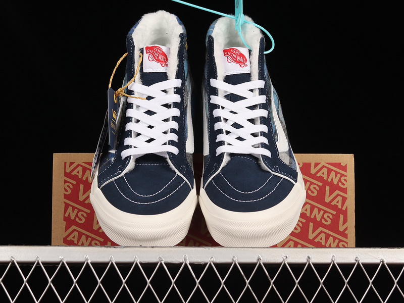 Pendleton X Ua Sk8-Hi 38 Dx Blue/Beige/Black 11