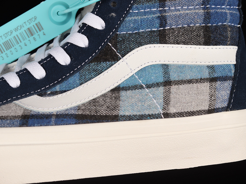 Pendleton X Ua Sk8-Hi 38 Dx Blue/Beige/Black 27