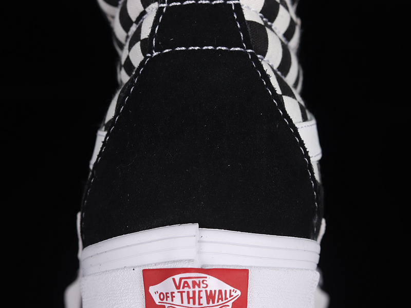 Sk8-High Bolt Checkerboard Black/White/Black 27