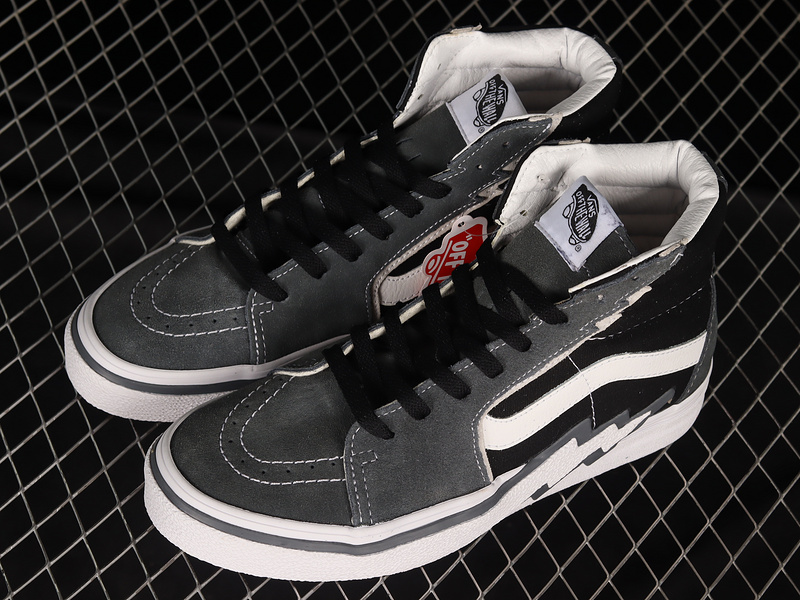 Sk8-High Bolt Pewter/Black/White 7