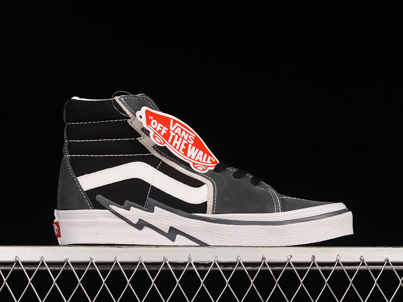 Sk8-High Bolt Pewter/Black/White 13