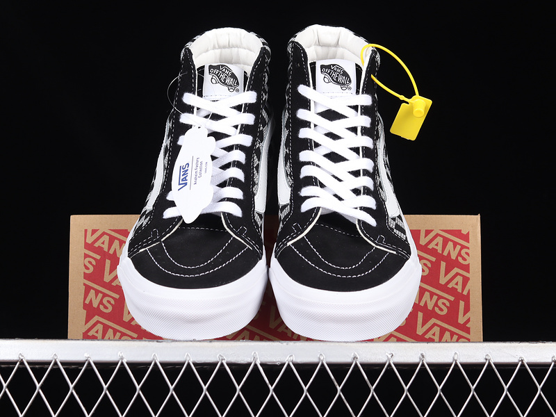 Sk8-High 38 Dx Checkerboard Black/White/Grey 7